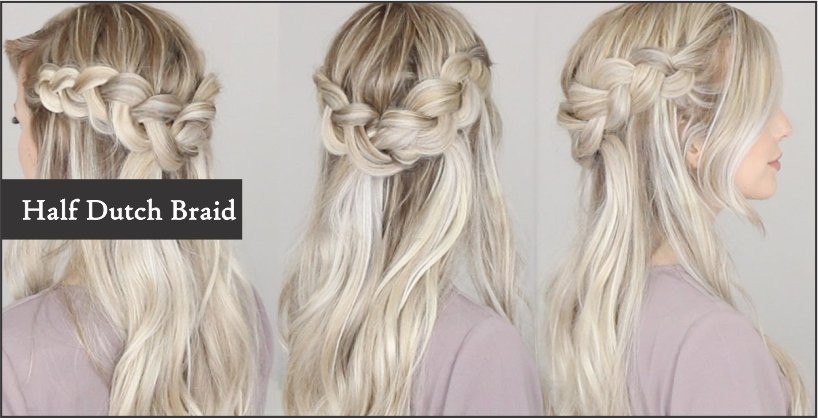 Half Dutch Braid